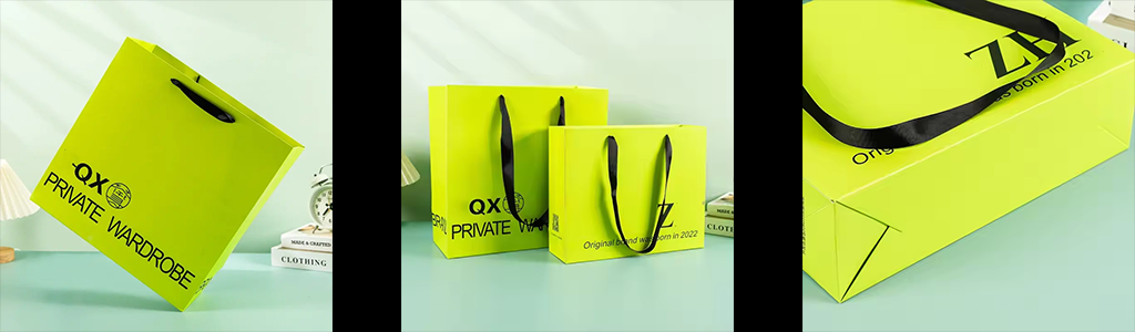 Handmade custom paper bags